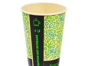 12oz Ultimate Eco Bamboo Hot Drink Cup (51005) - Case Qty 500
