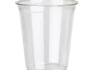 16oz Clear rPET Tulip Smoothie Cup – Case of 1000