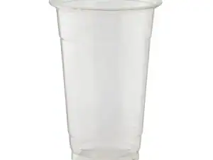 20oz compostable smoothie cup clear