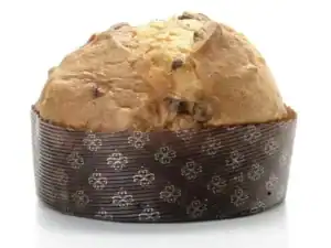 bake in mould brown with gold floral pattern