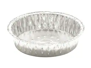 Round Foil Flan Tray Lanced 2206PL (CAP 60cm³) - Case Qty 2000