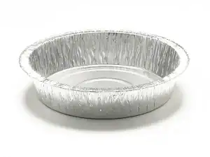 Round Non-Fluted Foil Flan Tray 2245PL (CAP 525cm³) - Case Qty 1500