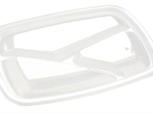 FastPac Clear PP Lid to fit 3 Compartment Container (52173) - Case Qty 150