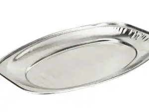 Oval Foil Platter Tray Embossed 14" – (351x243mm) – Case Qty 100
