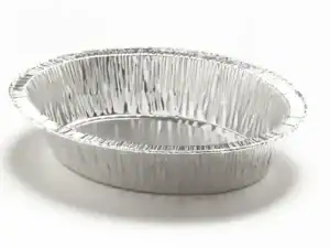 oval foil tray