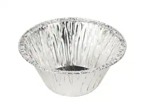 Round Foil Pie Dish - 74ml - Case of 7800