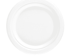 9" Bagasse Biodegradable Round Plate (91010) - Case Qty 500