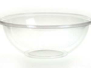 Round Clear Classic Salad Bowl Lid to fit 1500ml (51048) - Case Qty 100