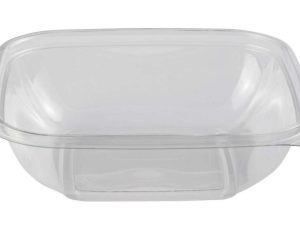 Square Clear Salad Bowl 1000ml (14032) - Case Qty 300