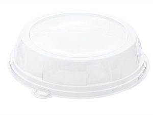 Round Clear Domed Lid for 405mm Platter (5212) - Case Qty 50