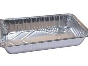 Rectangular Aluminium Foil Gastronorm Tray R100G (CAP 11450m³) - Case Qty 50