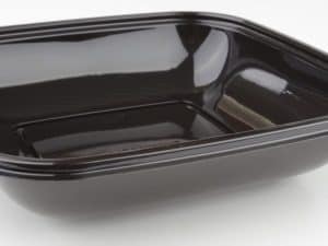 Black Square Salad Bowl 750ml (94024) - Case Qty 300