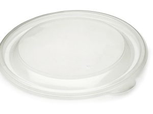 FastPac Clear PP Low Round Lid to fit 750ml to 1000ml Container (52771) - Case Qty 300