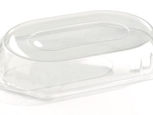 Large Octagonal Clear Domed Lid 30x46cm (52365) - Case Qty 50
