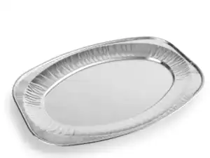 Oval Foil Platter Tray Embossed 17" – Case of 100