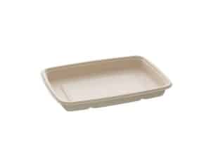 Pulp Rectangular Biodegradable Containers 650ml (PUL46120) - Case Qty 300