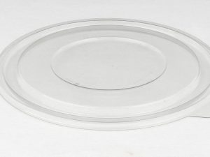 Flat Lid to fit 250-500ml Clear Classic Round Salad Bowls (51016) - Case Qty 500