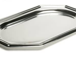 Silver Medium Octagonal Platter 36x34cm (345) - Case Qty 50