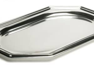 Silver Large Octagonal Platter 46x31cm (365) - Case Qty 50