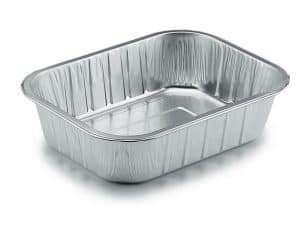 Smoothwall Rectangular Foil Tray (CAP 790m³) - Case Qty 700