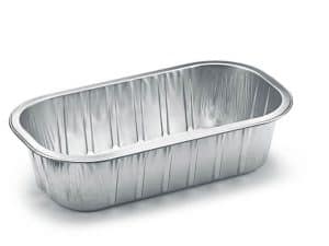 Smoothwall Rectangular Foil Tray R/0801 (CAP 650m³) - Case Qty 1190