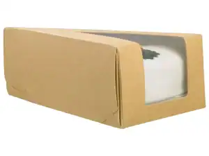 Small Kraft Cake Slice Box 155x65x50mm (10327) - Case of 500