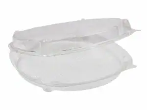 Patipack Round rPET Pie & Tart Container ⌀255mm – Case of 180