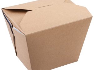 Microwaveable 750ml Kraft Multi-Food Box (10111) - Case Qty 250