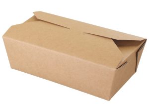 Microwaveable 985ml Kraft Multi-Food Box (10114) - Case Qty 250