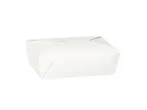 No 3 White Takeaway Food Box 1950ml (38003) - Case Qty 200