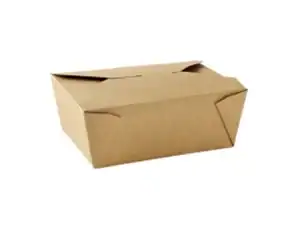 No 8 Kraft Takeaway Food Box 1300ml (38012) - Case Qty 300
