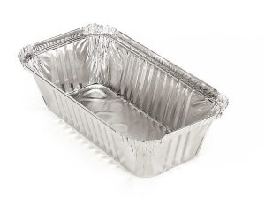 Rectangular IVC Foil Container No. 6A (Liddable) – 670cm³ – Case Qty 500