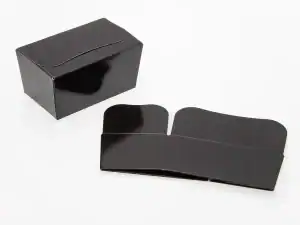 Shiny Black Ballotin Box - 250g (RPC2062) - Pack of 50