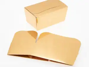 Shiny Gold Ballotin Box - 750g (RPC2028) - Pack of 50