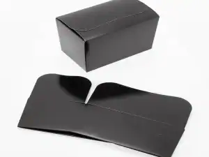 Shiny Black Ballotin Box - 750g (RPC2067) - Pack of 50