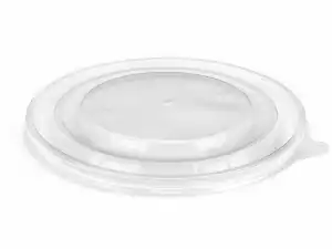 clear round deli bowl lid 1300ml - case of 300