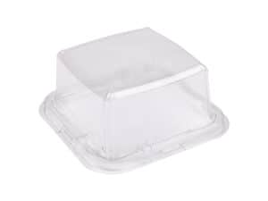 clear muffin lid to fit black base for individual cakes and muffins