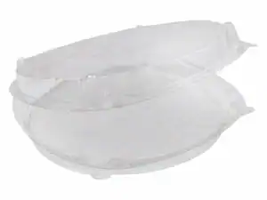 Patipack Round rPET Pie & Tart Container - ⌀275mm  - Case of 130