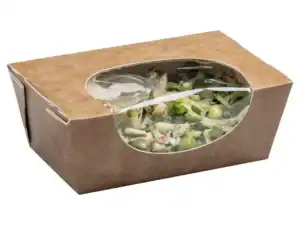 zest small salad box filled with delicious greens