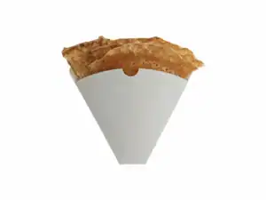 white crepe packaging