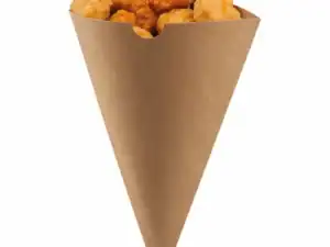 kraft paper food cone