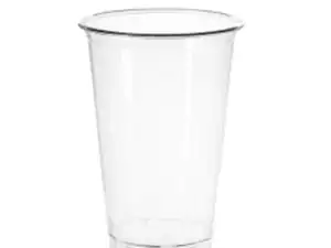 rpet flexi plastic pint glass 20oz - eco-conscious
