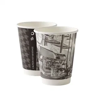 12oz barista shaded design for hot cups