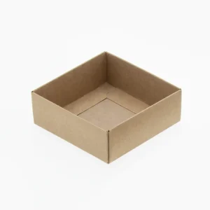 4 chocolate kraft folding base box