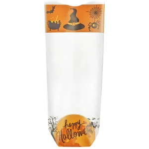 happy halloween polypropylene bag - great for freestanding display, sweet treats, chocolates