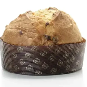 bake in mould brown with gold floral pattern