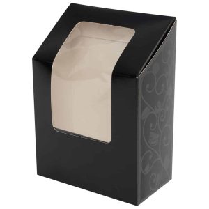 elegance black empty wrap packaging