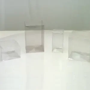 folding 4 flap base PVC carton great for presenting easter eggs and gifts