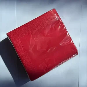 red napkin 33x33cm