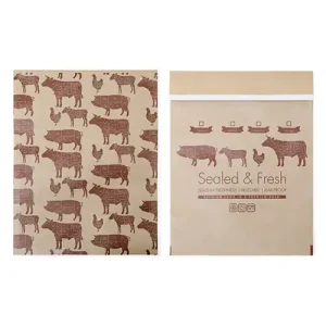 sealed and fresh meat poultry bag